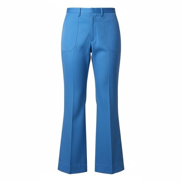 Vintage Sansabelt Blue Golf Pants 70s Mod Slacks Men’s Retro Style - Picture 4 of 16